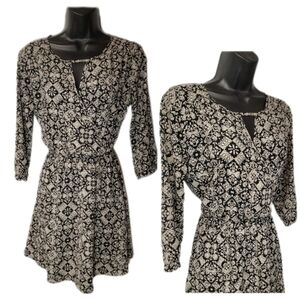 Lush Faux Wrap Dress